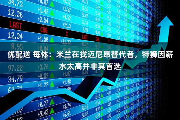 优配送 每体：米兰在找迈尼昂替代者，特狮因薪水太高并非其首选