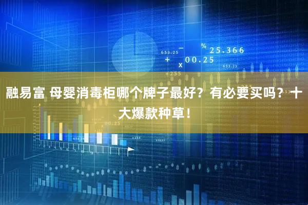 融易富 母婴消毒柜哪个牌子最好？有必要买吗？十大爆款种草！